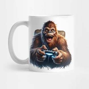 Sasquatch Gamer | Bigfoot Playing Video Games Mug